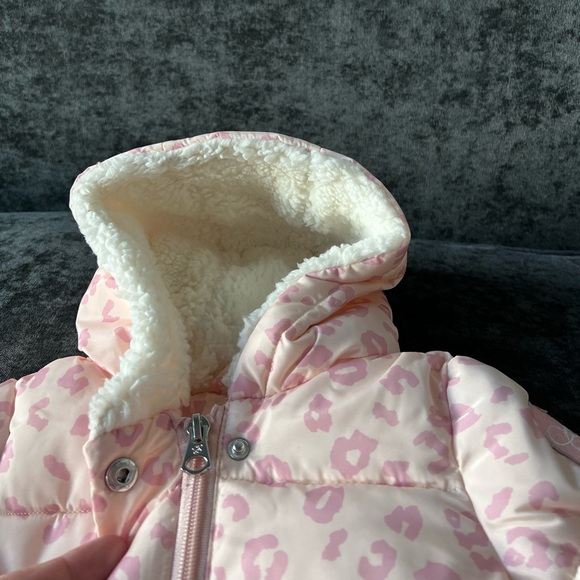 NWT Jessica Simpson Blush Leopard Coat - Picture 3 of 12